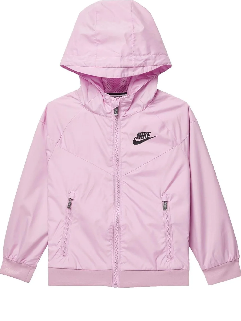 Nike Kids' Pink Hooded Windbreaker Jacket
